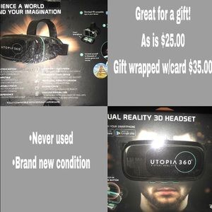 Brand New Virtual reality 3D Headset.